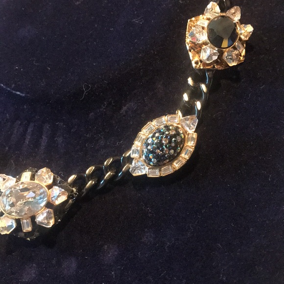 Authentic Swarovski Collar Necklace. With Big detachable brooch - Picture 8 of 12